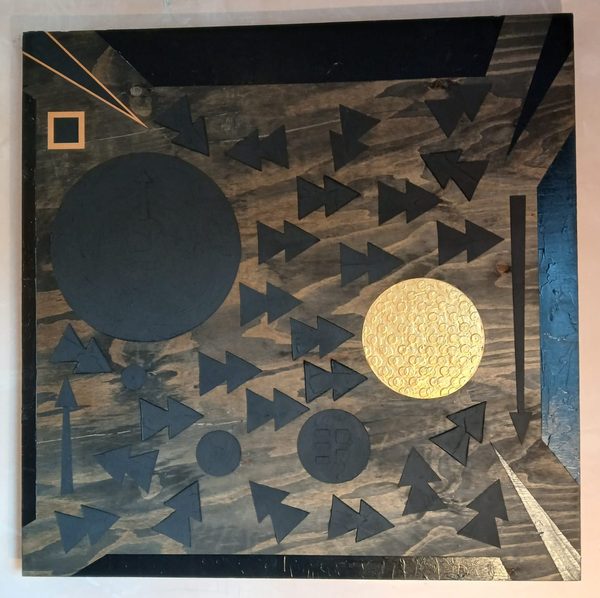Rising Sun • N°14 - Acrylic & Plaster on Timber