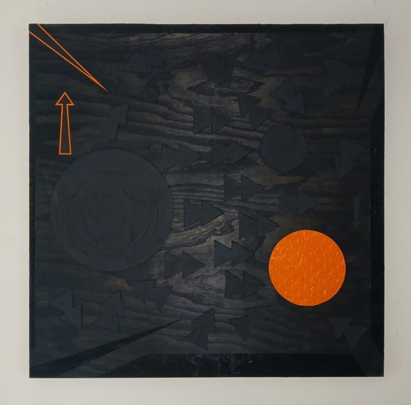 Strong Beliefs - Acrylic & Plaster on Timber